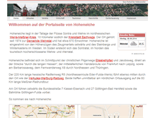 Tablet Screenshot of hoheneiche.net